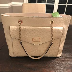 Kate Spade Halsey a la vita Ostrich Handbag